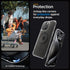 Spigen iPhone 15 Pro Case - Magnetic Ultra Hybrid MagFit, Military-Grade Protection, Anti-Yellowing, Carbon Fiber,