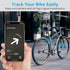 Bike Mount for AirTag - Waterproof Aluminum Alloy Holder for Bicycle Bottle Cage, Anti-Theft GPS Tracker