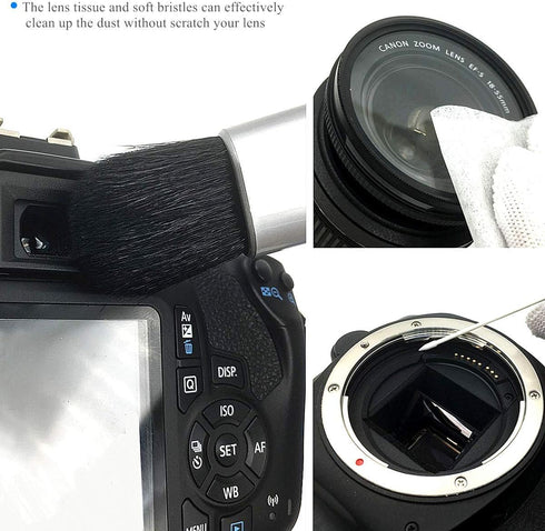 Camera Cleaning Kit for DSLR Mirrorless Cameras Sensor Cleaning and Lens Cleaning with Carry Bag for APSC-Camera