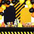RimCereal Set 3 4ft, 5ft, 6ft(Classic) Construction Birthday Party Arch Cover of Construction Arch Backdrop Spandex