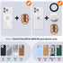 HYCZAAE Magnetic Phone Grip & Stand for Desk, Bed & On-the-Go Compatible with MagSafe Secure One-Hand Hold, Comfortable