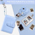 Camera Case and Album for Fujifilm Instax Mini 12, Carry Bag with Strap and Photo Album - Pastel Blue
