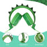 QearFun Dino Headphones for Kids, Bluetooth Headphones with Microphone & 3.5mm Jack, Adjustable Headband for