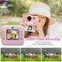 Mafiti Kids Camera Instant Print, 48MP Digital Selfie 1080P Video Camera with 32G TF Card for Girls Boys