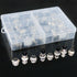 Hilitchi 32-Pieces Metal Aviation Wire Connector Plug Assortment Kit, 6 7 8 9 10 Pin 16mm Male Female
