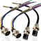 Lsgoodcare 4Pcs GX16-9Pin Female & Male Aviation Connector Power Cable Electrical Terminal Socket