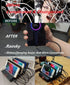 Magnetic Charging Cables 3in1, 540° Rotation Cable Sets for Smartphones (0.6ft+6.6ft), Black, 6pcs