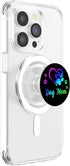 Cute Dog Mom Dogs Lover Day Design Black PopSockets Grip for MagSafe