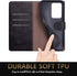 SUANPOT Leather Wallet Case for Samsung Galaxy S20 Ultra 6.9" (NON S20/S20+) Black, RFID Card Holder, Shockproof