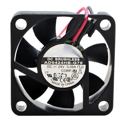 JVHROLW 40MM DC24V 0.09A 2.16W 4010 AD0424HB-G70 Printer Copier Fan Speed 7000RPM 4cm