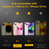 UNBREAKcable 3-Pack Tempered Glass Screen Protector for iPhone 14/13/13 Pro, 6.1 Inch, Easy Install Frame, Shatterproof.