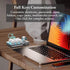 USB Mini Keypad, Customized Knobs Red Switch Macro Keyboard, Ergonomic Plug and Play for Desktop PC (6 Keys with 1 Knob)