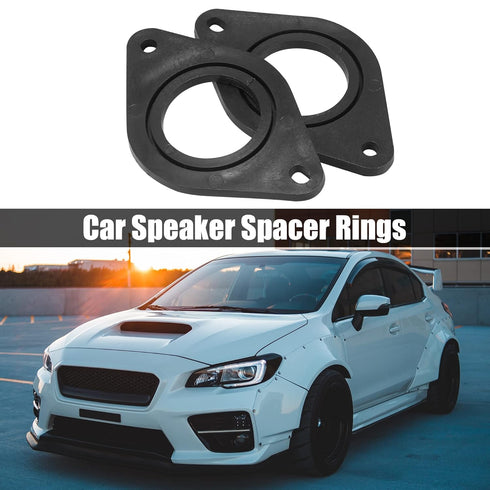 X AUTOHAUX 2 Pcs Black Plastic Car Tweeter Speaker Mounting Adapter Bracket Rings for Toyota Subaru Lexus