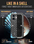 Rome Tech 17 Compatible with iPhone Case with Belt Clip, Heavy Duty Rugged Holster Cover with Kickstand, Shockproof