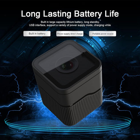 Mini Portable Camera, 1080P HD, Built-in Microphone, Long Lasting Battery Life, Outdoor Sport Action Camera