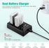 FirstPower LP-E8 Battery and Dual USB Charger Compatible with Canon EOS Rebel T2i, T3i, T4i, T5i, EOS 550D, 600D, 650D,