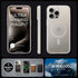 Spigen iPhone 15 Pro Max Case - Magnetic Ultra Hybrid MagFit, Military-Grade Protection, Anti-Yellowing, Frost Natural