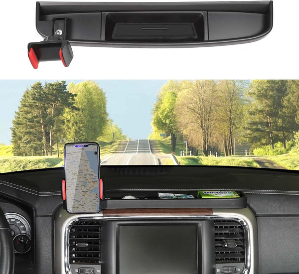 Jimen Cell Phone Holder Mount Dashboard Tray Compatible with Dodge Ram 2012-2017