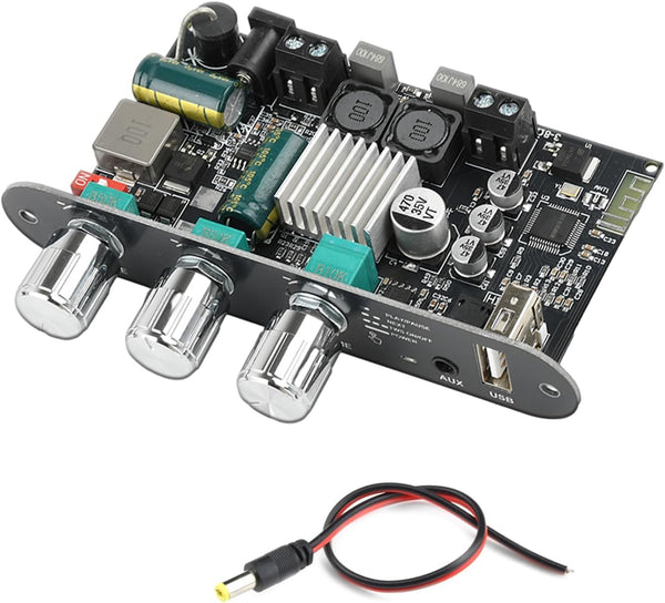ZK-1001U Mono Bluetooth AMP Board with TWS,100W Vehicle Amplifier Input 9-24V Wide