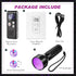 Dunzy 4 1 8 1 2 Pcs Ghost Hunting Equipment Kit Include EVP Voice Recorder Gb UV Flashlight LED Light up Cat Balls