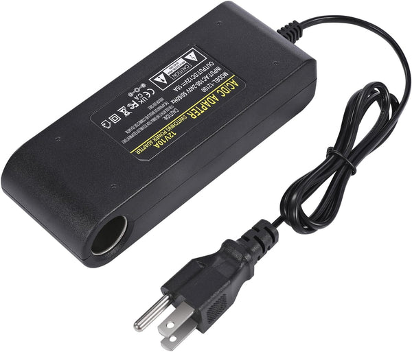 12V 10A Power Adapter Car Charger Converter, AC/DC Power Supply for Car Devices
