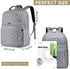 Backpack Backpack, 17.3 Inch Pack Daypacks, for Women, Large School Girls Bookbag with USB Charging Port, Work Travel