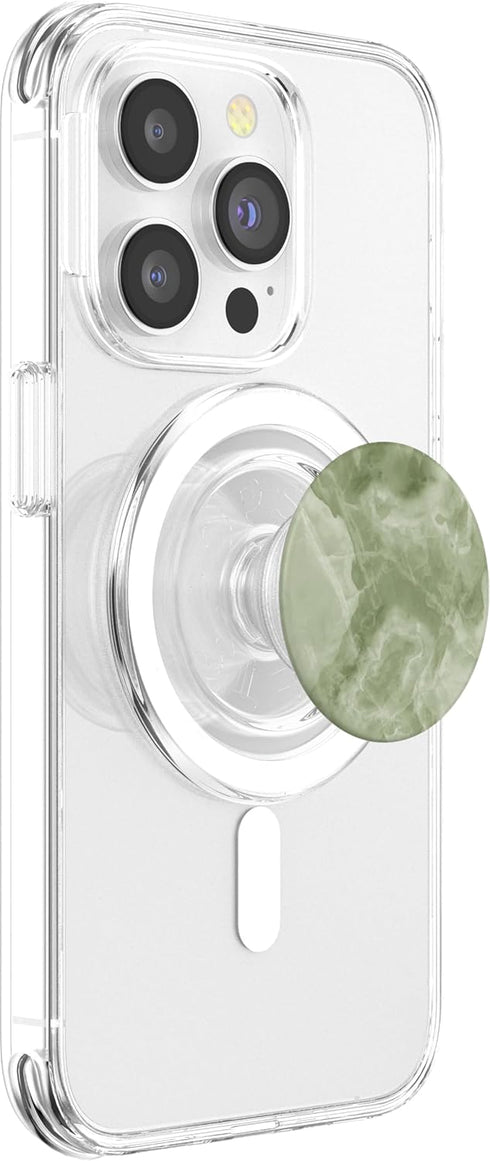 Green Sage Phone Case Gifts Sage Green Pattern PopSockets PopGrip for MagSafe