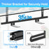 Sound Bar Mounts Under TV for Samsung, Vizio, LG, Bose - Adjustable Mounting Bracket Holds Up to 35 Lbs