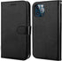 Bocasal Detachable Wallet Case for iPhone 13 Pro Max - RFID Blocking Card Slots, Premium PU Leather, Shockproof (Black)