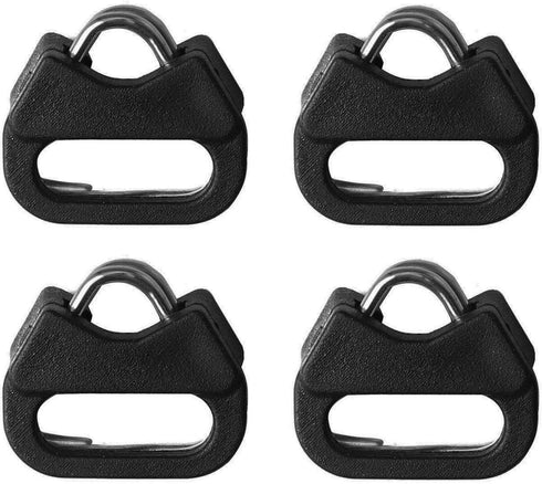 4pcs Camera Strap Triangle Split Ring Hooks with Plastic Bracket for Straps and Luggage Accessories