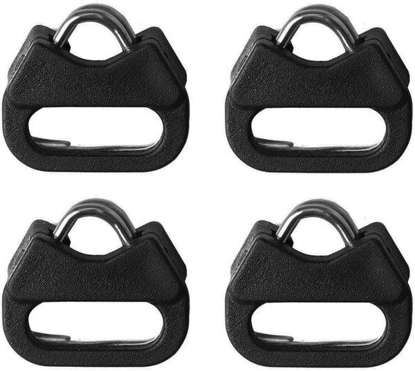 4pcs Camera Strap Triangle Split Ring Hooks with Plastic Bracket for Straps and Luggage Accessories