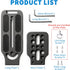 Bestoct 1/4" 3/8" DSLR Camera L Bracket with & Screw Hole, Vertical Horizontal Switching Tripod Mount Quick Release