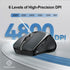 TECKNET Wireless Mouse (2.4G & BT5.0/3.0), Silent Mouse 4800 DPI with 6 Buttons, USB A Mouse for Wide Compatibility