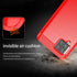 Osophter Shock-Absorption Case for Galaxy A42 5G, Flexible TPU Rubber Protective Cover (Red)
