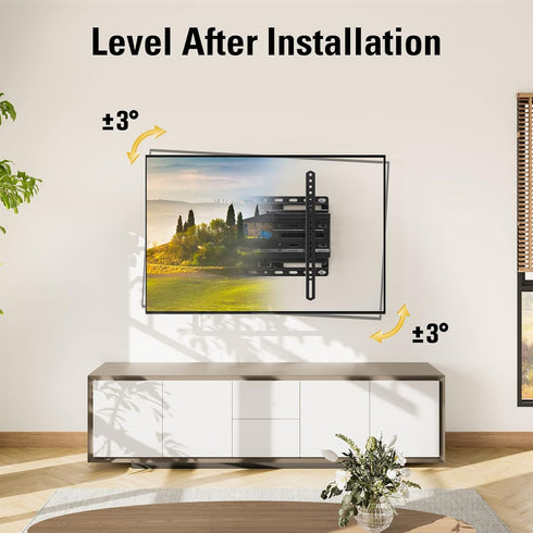 Mounting Dream TV Wall Mount for 32-65 Inch TV, Full Motion with Swivel and Tilt, Articulating Dual Arms, Max VESA