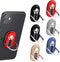6 Pieces 3-in-1 Multipurpose Mobile Phone Bracket Holder, 360 Degree Rotation Cell Phone Ring Stand
