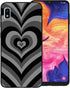 Cute Heart Tunnel Pattern Shockproof Protective Phone Case Cover for Samsung Galaxy A10e, Anti-Slip Thin Slim Soft