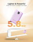 WeeFancy 10000mAh, 20W Pack, 17/16/15/14, Small Portable Charger Mini Power Bank with LED Display, Fast Charging USB-C