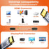 Coreprin 6 4K@60Hz PS5, HDMI to DisplayPort Adapter, feet Active HDMI to DP Braided Cable, Uni-Directional HDMI to DP