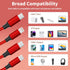 USB C Multi Charging Cable, 2 Pack 4FT, 3 in 1 Nylon Braided Universal Charging Cable for iPhone 16/15 Series & Other