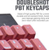 Cooler Master Sakura Pink PBT Doubleshot Backlit Keycap Upgrade Set for Mechanical Keyboards, US 104 Layout