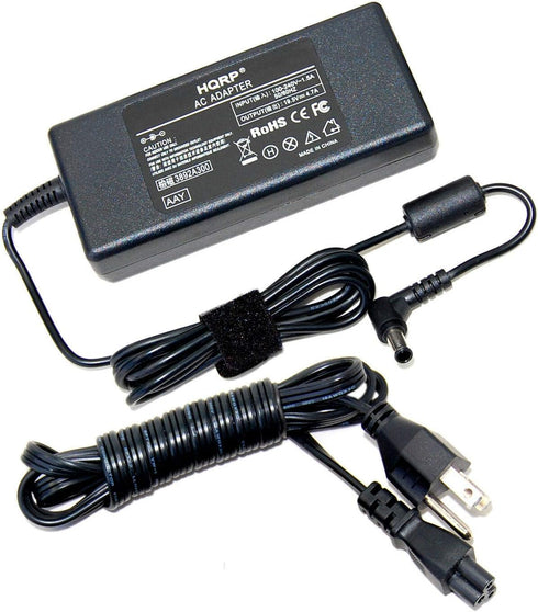 HQRP AC Adapter Compatible with Sony NSZ-GT1 NSG-AC19V Blu Ray Google Internet TV Box Power Supply