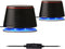 SW102 Computer Speakers, 5Wx2, Stereo 2.0 USB Powered Multimedia Speakers in Black