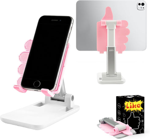 Yuibthr Mother's Day Foldable Cell Phone Stand Non-Slip,Thumbs Up Adjustable Phone Holder with