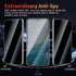 Privacy Screen Protector for Samsung Galaxy S22 Plus/S23 Plus 6.6 Inch, 2 Pack, Anti-Spy Scratch Resistant