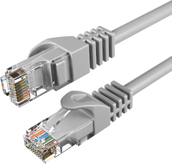 Cables Direct Online Cat6 25FT Ethernet Patch Cable, 550Mhz, Compatible with PC, Laptop, Router, Gray