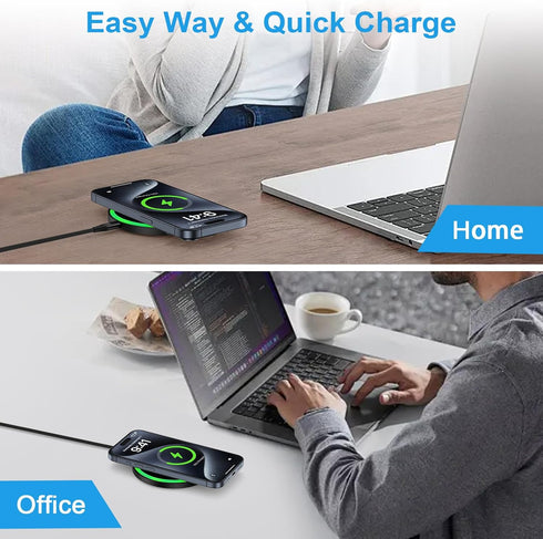 15W Fast Wireless Charger for Google Pixel 9 Pro XL/9 Pro Fold/9 Pro/9/8a/8 Pro/8/7 Pro/7/7a/6, Samsung Galaxy S24
