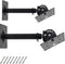 ZSHIGANMA Universal Speaker Wall Ceiling Mounts Support up to 80lb,Heavy Duty Dual Black