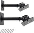 ZSHIGANMA Universal Speaker Wall Ceiling Mounts Support up to 80lb,Heavy Duty Dual Black