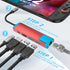 LA NREUCETS 2,USB 4K@60Hz 3.0 Port/1000M 2/Switch/Switch USB C to HDMI Adapter for Switch C Docking Station with HDMI